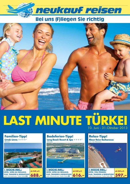 LAST MINUTE TÜRKEI - Bentour Türkei Reisen