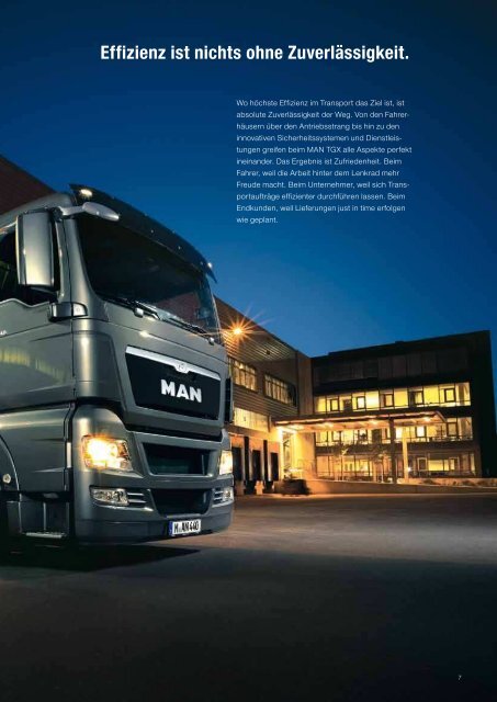 MAN TGX. - MAN Truck & Bus Deutschland