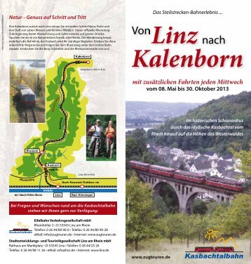 Prospekt der Kasbachtalbahn