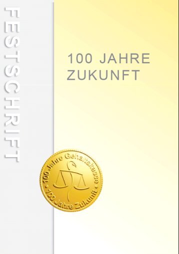 Entwurf Festschrift - Pharmazeutische Gehaltskasse