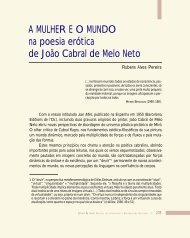 A mulher e o mundo na poesia erótica de João Cabral de Melo Neto