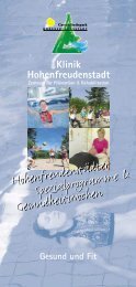 Gesundheitswochen & Spezialprogramme - Hotel Teuchelwald