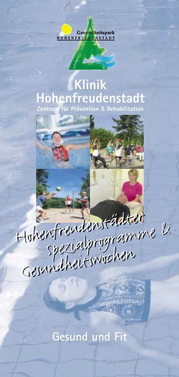 Gesundheitswochen & Spezialprogramme - Hotel Teuchelwald