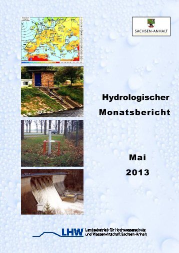 Hydrologischer Monatsbericht Mai 2013 - LHW Sachsen-Anhalt