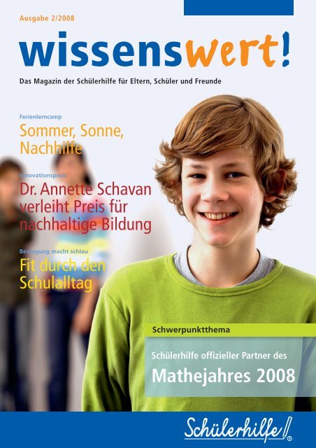 Mathejahres 2008 - Nachhilfe