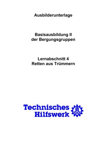 Retten aus Trümmern - THW Ortsverband Eschweiler