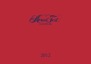 Programm als PDF-Dokument - Mozartfest Würzburg
