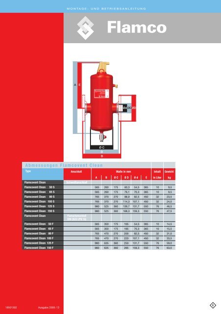 18501302 Montage duits - Flamco