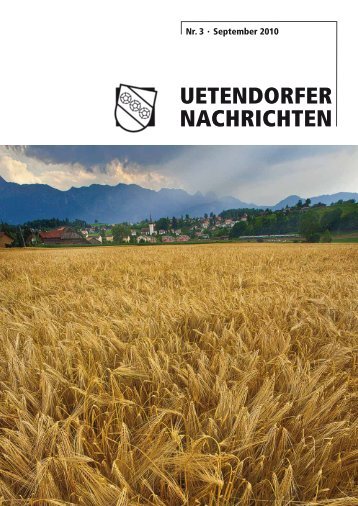 UETENDORFER NACHRICHTEN - Gemeinde Uetendorf