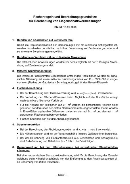 Rechenregeln und Bearbeitungsgrundsätze (PDF, 52 KB)