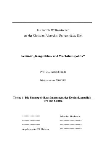 klicken, um die Datei herunterzuladen - Institut für Weltwirtschaft