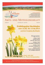 Mitteilungsblatt vom 11.04.2013 - Markt Bechhofen