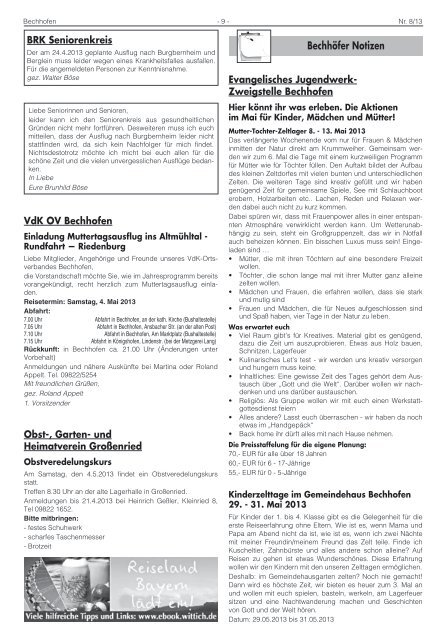 Mitteilungsblatt vom 11.04.2013 - Markt Bechhofen