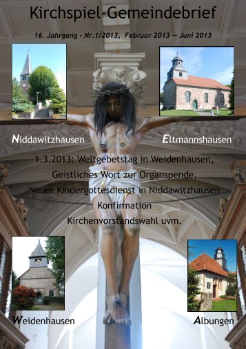 Kirchspiel-Gemeindebrief - Kirchenkreises Eschwege