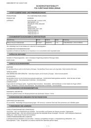 sicherheitsdatenblatt polyurethane resin ur5545 - Esman Elektronik