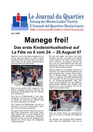 Manege frei! - Martin-Luther-Viertel, Hamm