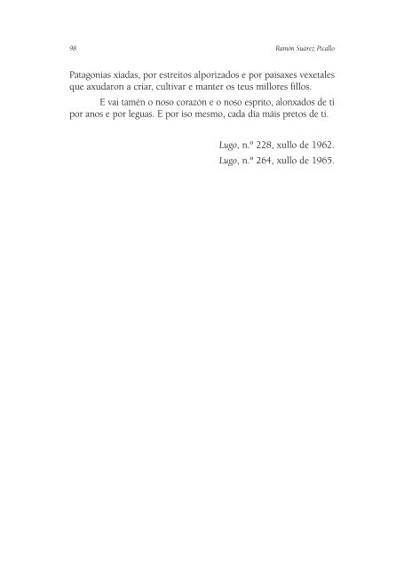 ramón suárez picallo escolma de textos en galego - Consello da ...