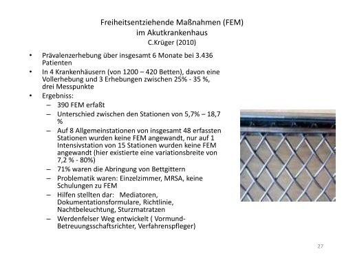 Facettenreichtum Pflege - Möglichkeiten und Grenzen