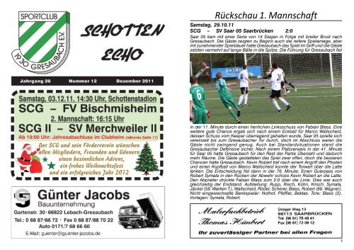 Schottenecho Ausgabe Dezember 2011.pdf - SC 1930 Gresaubach