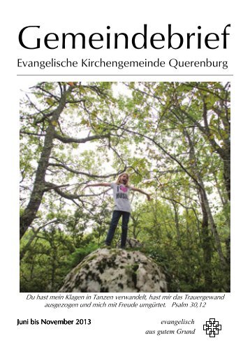 Gemeindebrief III-2013 der Ev. Kirchengemeinde Querenburg ...