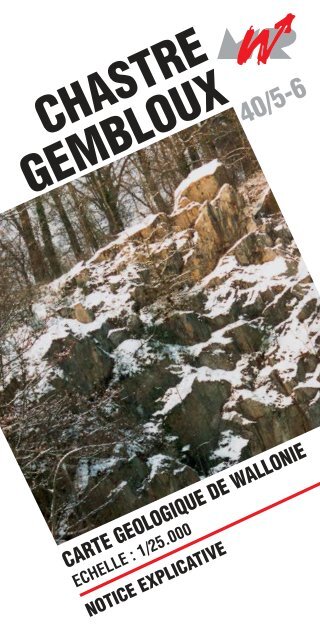 CHASTRE GEMBLOUX - Service géologique de Wallonie