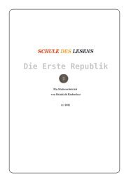 SCHULE DES LESENS Die Erste Republik - Legimus