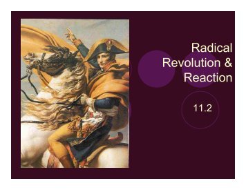 11.2 Radical Revolution & Reaction