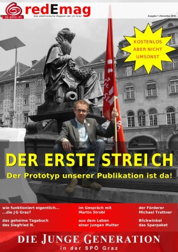 REDeMAG Das Magazin der Jungen Generation in der SPÖ Graz