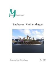 Infoheft „Sauberer Sommer“ - Meinerzhagen