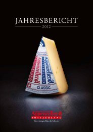 Jahresbericht 2012 - Appenzeller® Käse