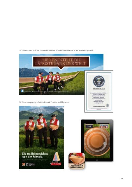 Jahresbericht 2012 - Appenzeller® Käse