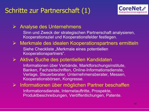 Strategische Partnerschaften