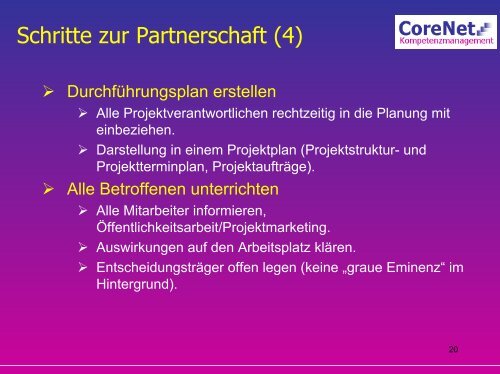 Strategische Partnerschaften