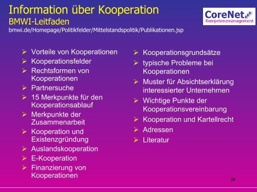 Strategische Partnerschaften