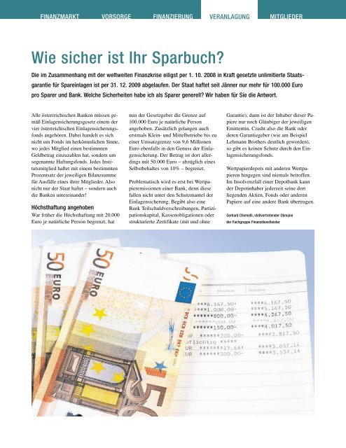 Die Vorarlberger Finanzdienstleister