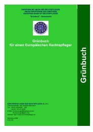 Grünbuch für einen Europäischen Rechtspfleger als PDF