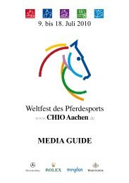 MEDIA GUIDE - CHIO Aachen