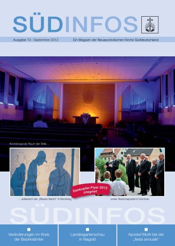 Ausgabe 13 · September 2012 - Neuapostolische Kirche ...
