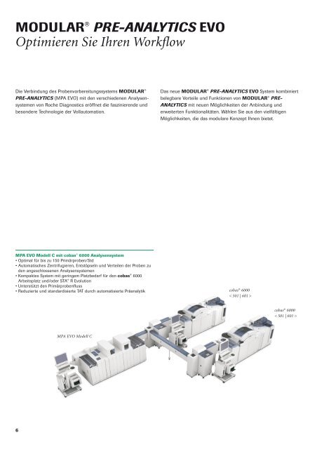 MODULAR® PRE-ANALYTICS EVO System - Roche Diagnostics