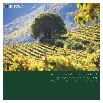 Informationen zum Weingut Gert Pomella als PDF - Kochgeplauder