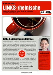 LINKS-rheinische - Linksfraktion Bonn