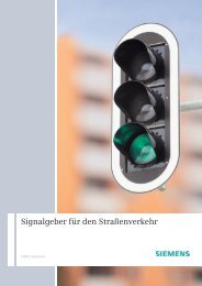 Signalgeber für den Straßenverkehr - Siemens Mobility