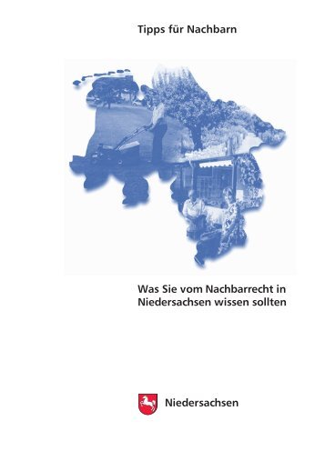 Was Sie vom Nachbarrecht in Niedersachsen wissen ... - Stadt Lingen