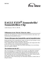 EAGLE EYES®Sonnenbrille - Pro-Idee GmbH & Co. KG