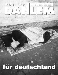 Out Of Dahlem 2 - AStA FU