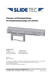 Slidetec Planungs- und Montageanleitung - Schoener-bauen24.de