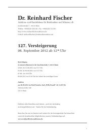 PDF des Auktionskatalogs der 127. Auktion anzeigen - Dr. Reinhard ...