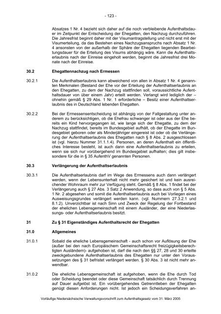 Anwendungshinweise zum Aufenthaltsgesetz - Pro Asyl