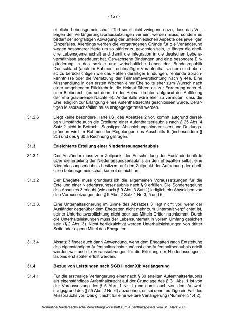 Anwendungshinweise zum Aufenthaltsgesetz - Pro Asyl