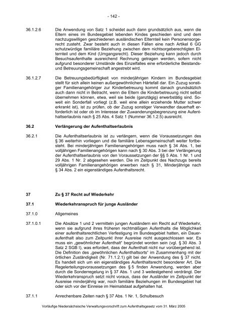 Anwendungshinweise zum Aufenthaltsgesetz - Pro Asyl